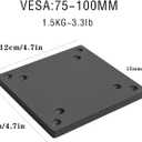Counterweight for Monitor Arm - 1.1Ib/3.3lb/5.5lb Iron Weight Plate with VESA 75/100 Holes, Universal Compatible for Phone & Tablet Mounts, Solve Monitor Stand Sagging & Floating Issues (5.5)