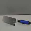 HOGARD 5 1/2" Margin Trowel Premium | Made of Stainless Steel | Flat Masonry Hand Trowel Tool with Soft Grip Handle | The Best Bucket Trowel Concrete Tool