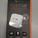 HELIX POWERUP MULTIPORT WALL CHARGER, Dual USB-C and USB-A Ports With Outlet