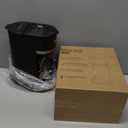 Single Serve Coffee Maker for K-Cup and Grounds, Fast Brew, 6-12 oz Brew Sizes Single Cup Coffee Maker Fits 5.5" Mugs, One-Button Small Coffee Maker, Descaling Reminder,Black,9.45 Inches
