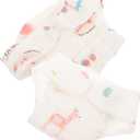 Micro Preemie Diapers 2 Pcs Cotton Baby Diapers for Newborns Reusable Washable for Boys Girls Random Style