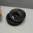 Potreba Tire & Inner Tube Set 4.10/3.50-4 (Fits 3.00-4) 10" Pneumatic Wheel Kit for Wheelbarrow, Hand Trolley, 4" Rim, 2 Pack