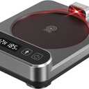 Mug Warmer with Smart Infrared Sensor, LED Temp Display, Auto On/Off Coffee Cup Warmer for Desk with 6 Temperature Settings & 1-12H Timer - Coffee Gift for Lover