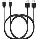 MYFON Micro USB Cable, 2 Pack [10FT, 10FT], Fast Charging Cable, High Speed Data Transfer Cable, Android Phone Cable for Samsung Galaxy S7 Edge S6 S5 and More, Trustable