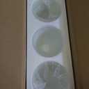 3 Pack Frosted Glass Shade, Bell Shaped Light Fixture Replacement Globe or Cover with 1-5/8-Inch Fitter for Chandelier Wall Sconce Pendant Light, G0030