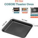Cosori Oven Tray，Baking Sheet，Drip pan for CO130-AO, CS130-AO, CCO-R252-SUS & CCO-R251-SUS，Air Fryer Toaster Oven Replacement Accessories, 11.81*14.1*1.2 inches