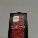 Wildflower Cases - Compatible with iPhone 16 Pro Max | Protective Black Bumper, 6.5ft Drop Test Certified, Women Owned Small Business | Leopard Animal Print Cheetah Dainty Cute Trendy | Red Meow