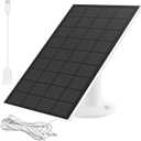 Solar Panel for eufy Camera, for eufyCam 2/2 Pro,2C/2C Pro,E,soloCam E20/E40 Spotlight,IP65 Waterproof USB-C Solar Panel Charger for eufy with Micro USB & Micro Plug (1Pack)