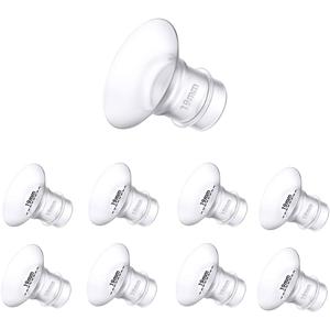 Flange Inserts 19mm 8PCS, Wearable Breast Pump Parts Compatible with Momcozy S12 pro/ S9 pro/ S12/ S9/ Medela/ Spectra/ TSRETE 24mm Breast Pump Shields/ Flanges, Reduce 24mm Nipple Tunnel Down to 19mm