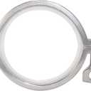 QiiMii 13MHHM Stainless Steel 304 Single Pin Heavy Duty Tri Clamp with Wing Nut for Ferrule TC 4"(4 Inch)