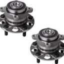 PAROD Pair 512353 Rear Wheel Hub Bearing Assembly Compatible with 2009-2014 Acura TSX, 2008-2012 Honda Accord 5Lugs
