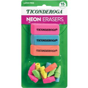 Dixon Ticonderoga Office & School Eraser Combination Set, 15 Eraser Multi-Pack, Multicolored (38931) Dixon Ticonderoga Office & School Eraser Combination Set, 15 Eraser Multi-Pack, Multicolored (38931)
