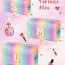 Christmas Gifts for Grandkids, Birthday Gifts for 4 5 6 7 8 9 10 11 12 Year Old Girl, Initial Makeup Toiletry Bag, Stocking Stuffers for Kids, Kindergarten Graduation Gifts, Cute Trendy Stuff (Small)
