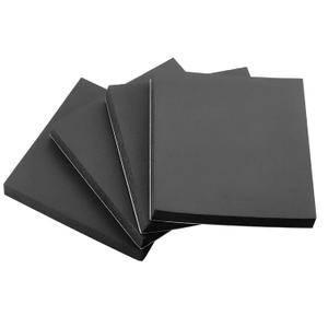 DGSL 4 Pcs Foam Sheets Self Adhesive, 3/4 in Thick X 6 in X 6 in Closed Cell Foam Pad Neoprene Rubber Sheets Non-Slip Insulation Pads Vibration for Furniture Crafts Cars