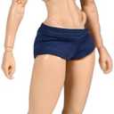 1/12 Scale Female Action Figure,6inch Super Flexible Girl Figure Body Doll with Head Sculpt&Replaceable Chest Legs Accessory Collection (Suntan Skin)