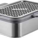 BUYDEEM A501 Stackable Double Tier for Electric Food Steamer, with 18/8 Stainless Steel Tray & Handles, Suitable for G563 One-Touch Vegetable Food Steamer, 11 * 4 Inch