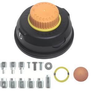 Replacement Trimmer Heads,Universal String Trimmer Head for Echo Ego Dewalt Craftsman Milwaukee, Bump Feed,Anti-Tangle Easy Install for Gas/Cordless Trimmer (Counter Clockwise/Left Hand Thread),Yellow