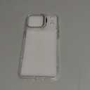 for iPhone 16 Pro Max Bumper Case with Stand, No Back Design Compatible with MagSafe, Built-in Camera Stash Kickstand, Anti-Yellowing Backless Frame Fast Heat Dissipation (Clear)