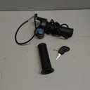 SPYMINNPOO Electric Throttle Grip Kit, Key Lock Throttle Grip with Backlight LCD Panel 36V 48V Optional (48V)