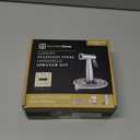 Purrfectzone Bidet Sprayer for Toilet, Handheld Sprayer Kit, Cloth Diaper Sprayer Set - Easy to Install - Stainless Steel