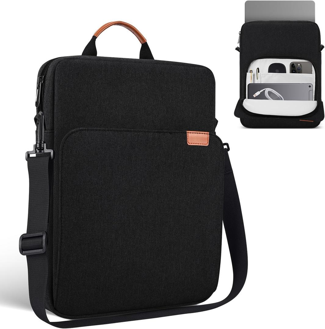 13 inch Laptop Carrying Sleeve for 2026 MacBook Neo A18 Pro A3404, 2026-2022 MacBook Air 13 M5 M4 M3 A3449 A3240 A3113, Protective Carrying Bag Travel Case Bag, Black