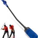 Golf Swing Trainer - Click Stick Golf Trainer for Golf Tempo Practice, Weighted Golf Training Aid Helps Enhance Strength, Improve Swing Rhythm & Maintain Balance (Right Handed-Blue)
