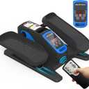 Under Desk Elliptical Machine, Electric Elliptical Exerciser for Senior, Quiet & Small Electric Seated Pedal Exerciser for Home with Display Monitor, Remote Control & 12 Adjustable Speeds