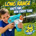 Water Guns for Kids and Adults 4 Pack Long Range Super Squirt Blaster High Capacity Soaker Outdoor Summer Beach Pool Backyard Toys