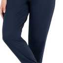 Nirlon Lightweight Joggers for Women - Lounge Pants with Pockets Women Wear for Workout Yoga Or Daily Use (Small, Navy Blue)