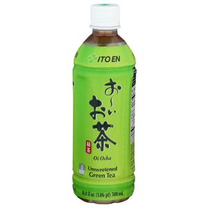 Ito En, Tea Green Japanese Oi Ocha Unsweetened, 16.9 Fl Oz, Best By: 05-15-26