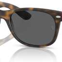 Ray-Ban RB4260D Square Sunglasses (Rubber Havana/Dark Grey)
