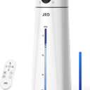 JRD Humidifier Large Room 8L/ 2.1Gal, Ultrasonic Cool Mist for Bedroom, Quiet Humidifier with Remote Control, 10 Mist Modes, 24H Timer, Night Light, AI Mode, 40H Run for Home OfficeGrey