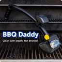 Scrub Daddy BBQ Daddy Grill Brush for Outdoor Grill - Bristle Free Grill Brush with Steel Grill Scraper + Scrub Brush - Temperature Controlled Scrubbing Power for Grill Cleaning (1 Count)