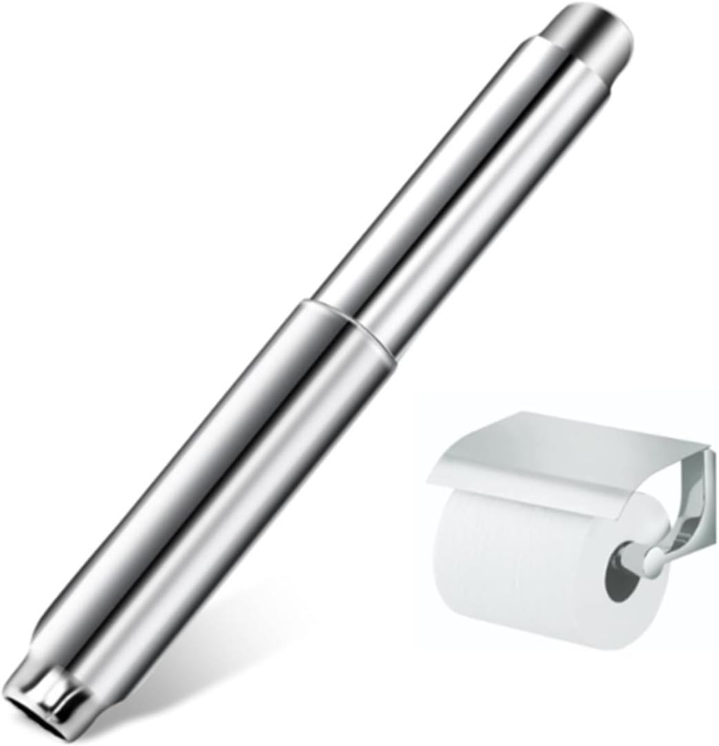 Toilet Paper Spring Rod Toilet HolderInsertToilet Paper Holder Replacement Rod Toilet Paper Holder Roller Stainless Steel