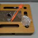 OHMU Interactive Cat Scratcher Toy, Wooden Puzzle Scratch Board