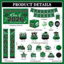 Graduation Decorations 2026 Green Party Decor Set with Congrats Grad Banner, Class of 2026 Backdrop, Balloons, Box & Streamers Supplies for High School & College Celebrations