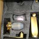 Gold Brushed Tub Shower Faucet Set With 8" Shower Head & Spout,  Brushed Gold