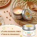 Nuanchu 12 Pcs Here Comes The Sun Baby Shower Candles Gifts Bulk for Guests Thank You Gifts Boho Rainbow Sunshine Party Favor Lavender Birthday Candles Souvenirs for Guests Gender Reveal Boy, 1.2 Oz