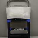 3-in-1 Folding Hand Trucks, 600Lbs Convertible Hand Truck Dolly, Heavy Duty Convertible Dolly with Retractable Handle and 4 Rubber Wheels, Collapsible Cart for Moving Office/Home/Warehous(Blue)