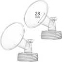 28mm Flange Compatible with Spectra S1 S2 9 Plus Synergy Gold Breastpump Replacement to Spectra Pump Parts and Flange; Not Original; Replaces Shield
