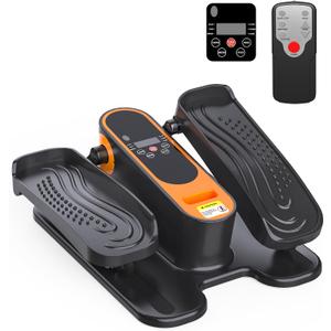 2025 New Under Desk Elliptical Machine,Portable Seated Pedal Exercise Machine for Seniors, 12 Adjustable Speed Elipse Leg Exerciser with Remote Control,Quiet Foot Exercise Machine for Home Office