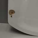 HIGHCRAFT Premium Elongated Toilet Seat with Slow-Close Design & Adjustable Hinges - Molded Wood Toilet Seat - Fits Standard Elongated Toilets - Oval Seat in White