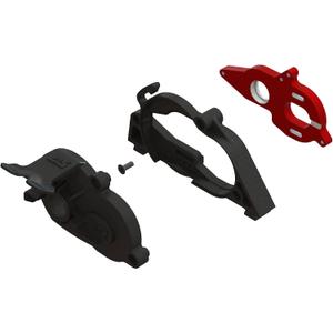 ARRMA Aluminum Motor Mount Set, ARA311106, Red