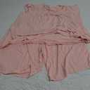 Latuza Women's Bermuda Pajama Shorts Set Soft Viscose Pj Set XL Light Pink