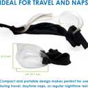 EyeEco Eyeseals 4.0 Sleep Mask – Clear – Moisturizing Eye Masks for Sleep Keep Dry Air Out – Latex-Free Eye Mask Great for CPAP Users