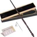 KingVows Magic Witch Wand Wizard Props for Kids Witchcraft Cosplay Accessories Sorcerer Collection with Gift Box (Twirl)