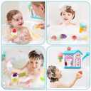 Toddler Bath Toys for 3 4 5 6 7 8 Years Old Girls, Bubble Ice Cream Maker Bath Toy, Shower Toys, Toddler Bath Toys Age 2-4, Bathtub Bubble Machine, Toy for 3 4 5 6 7 8 Years Old Boys Girls