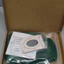 Miss U Hair Men Short Wavy Vibrant Green Wig with White Eyebow Outfit Party Cosplay Wig