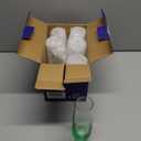 ColoVie Stemless Champagne Glasses Set of 6- Colored Champagne Flutes- Wedding Toasting Glass- Bridesmaid Gift- Mimosa Glass- Crystal Bar Glassware- Birthday Cocktail Party, 9.6oz