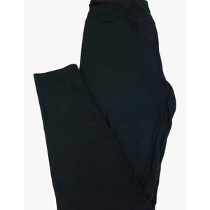 Lularoe Tall Curvy TC Solid Black Buttery Soft Leggings fits Adult Women Sizes 12-18